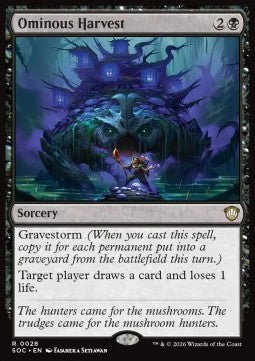 Ominous Harvest - Commander: Secrets of Strixhaven (Rare) [SOC-28]