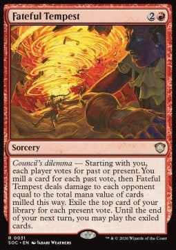 Fateful Tempest - Commander: Secrets of Strixhaven (Rare) [SOC-31]