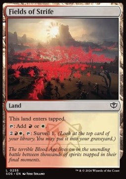 Fields of Strife - Secrets of Strixhaven (Common) [SOS-255]