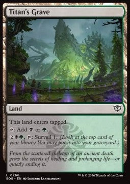 Titan's Grave - Secrets of Strixhaven (Common) [SOS-266]