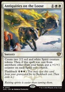 Antiquities on the Loose - Secrets of Strixhaven (Rare) [SOS-7]