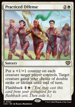 Practiced Offense - Secrets of Strixhaven (Rare) [SOS-25]