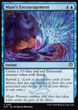 Muse's Encouragement - Secrets of Strixhaven (Common) [SOS-61]
