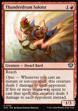 Thunderdrum Soloist - Secrets of Strixhaven (Uncommon) [SOS-134]