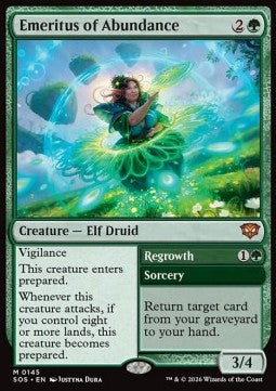Emeritus of Abundance // Regrowth - Secrets of Strixhaven (Mythic) [SOS-145]