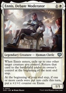 Ennis, Debate Moderator - Secrets of Strixhaven (Uncommon) [SOS-14]