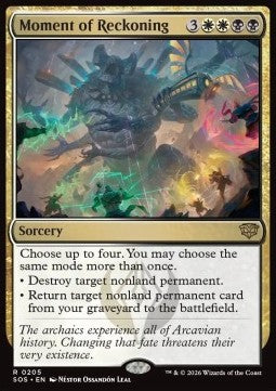 Moment of Reckoning - Secrets of Strixhaven (Rare) [SOS-205]