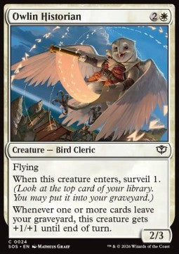 Owlin Historian - Secrets of Strixhaven (Common) [SOS-24]