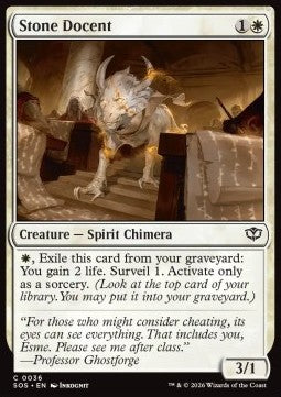 Stone Docent - Secrets of Strixhaven (Common) [SOS-36]