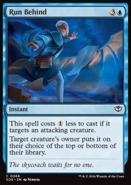 Run Behind - Secrets of Strixhaven (Common) [SOS-66]