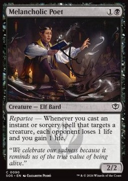 Melancholic Poet - Secrets of Strixhaven (Common) [SOS-90]