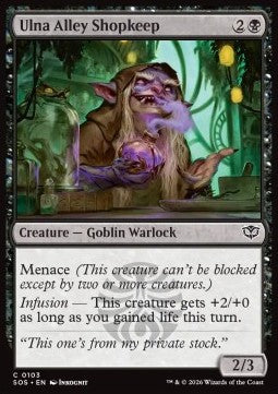 Ulna Alley Shopkeep - Secrets of Strixhaven (Common) [SOS-103]