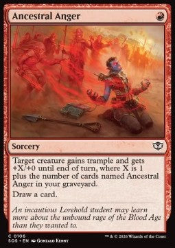 Ancestral Anger - Secrets of Strixhaven (Common) [SOS-106]