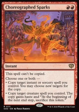 Choreographed Sparks - Secrets of Strixhaven (Rare) [SOS-111]