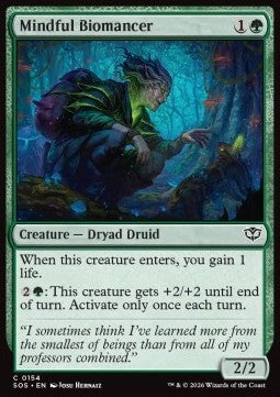 Mindful Biomancer - Secrets of Strixhaven (Common) [SOS-154]