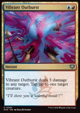 Vibrant Outburst - Secrets of Strixhaven (Uncommon) [SOS-240]